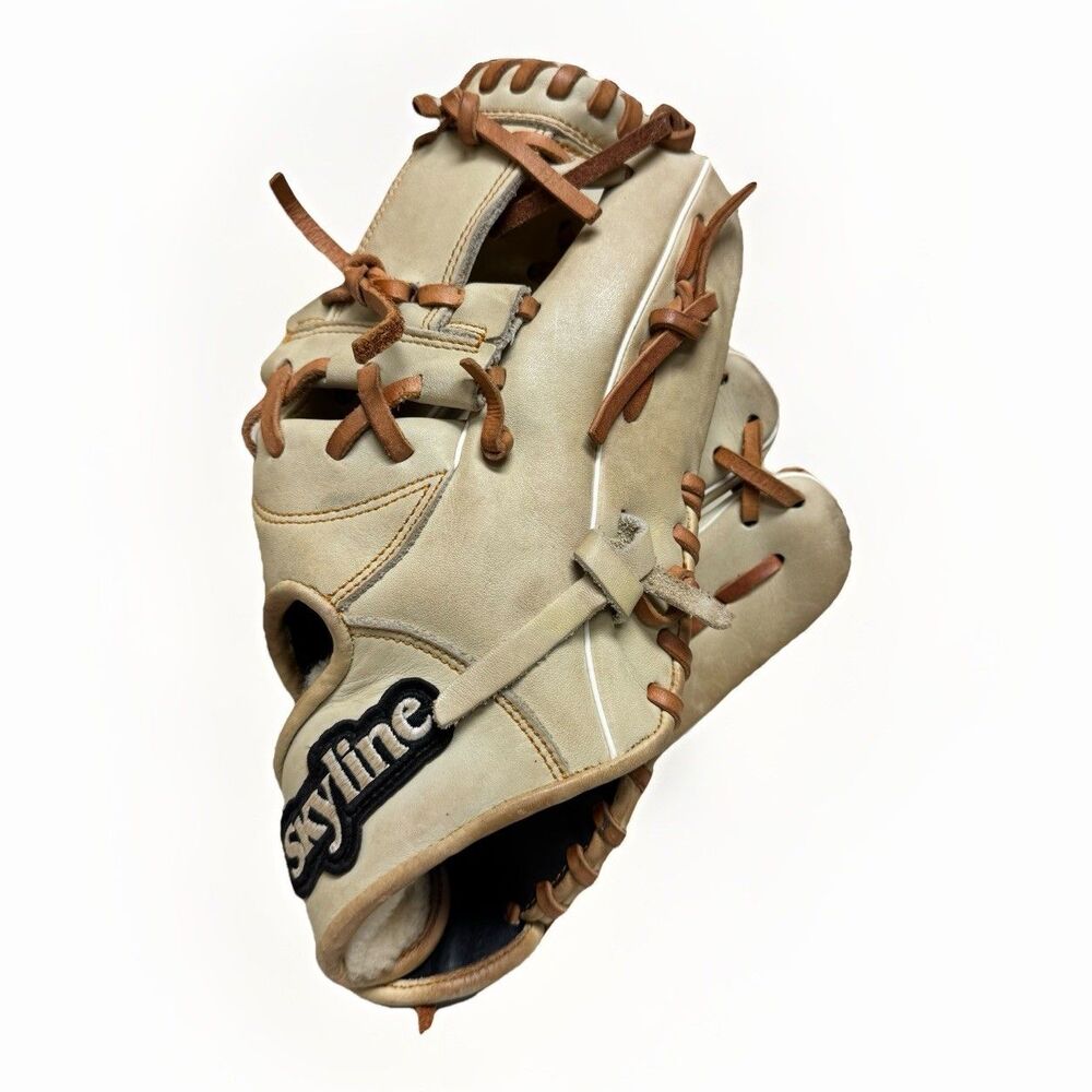 Skyline Lexio 11.5" Baseball Glove Right Hand Throw Leather Tan Outfield LX06CM
